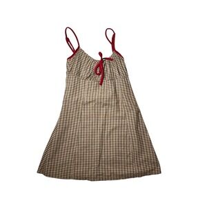 Women's UNIF Coop Dress Plaid Sz Small